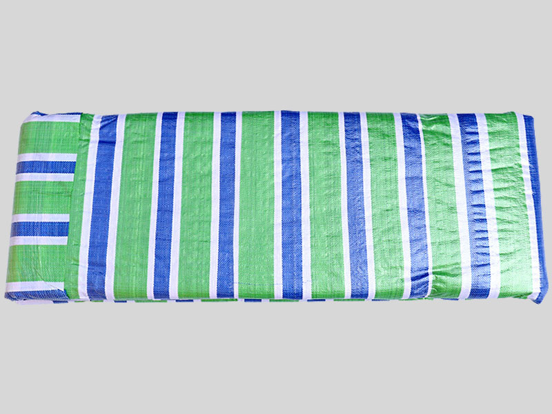 聚乙烯货场盖布三色彩条布